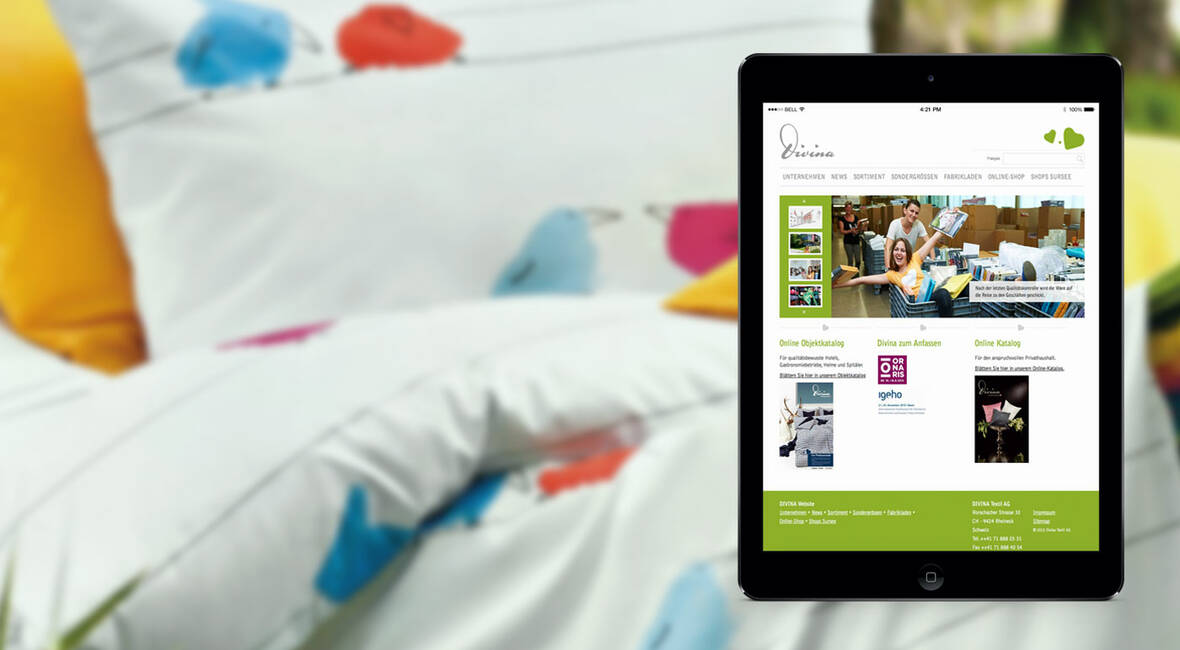 MASSIVE ART – Website-Relaunch für Divina