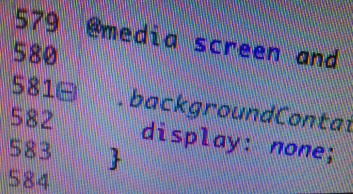 MASSIVE ART Blog: Media Queries