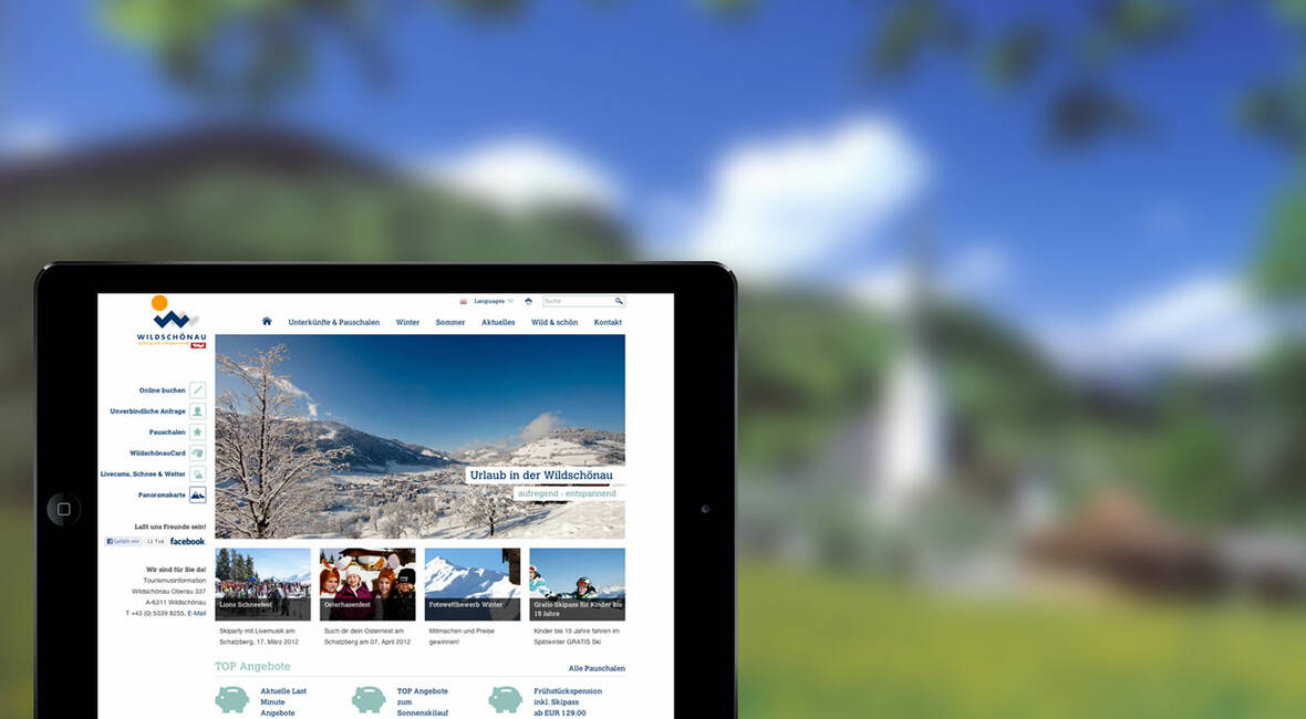MASSIVE ART – Website-Relaunch für Wildschönau