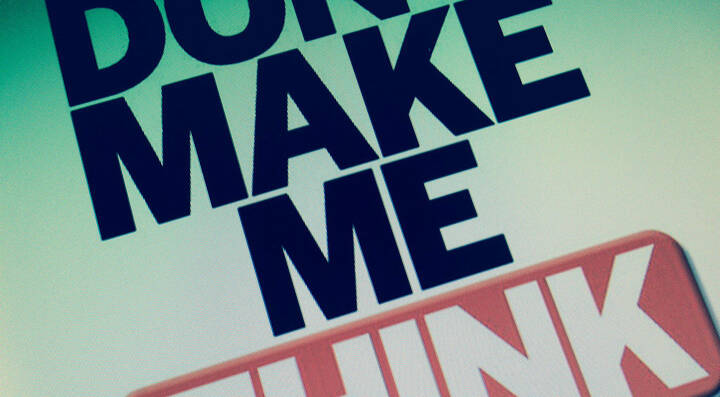 DON´T MAKE ME THINK!