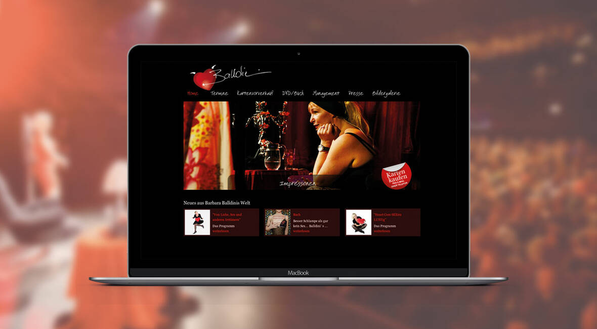 MASSIVE ART – Website-Relaunch für Balldini