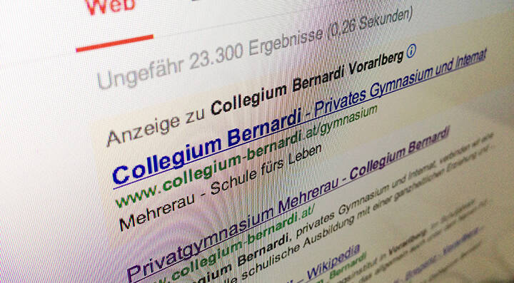 Fallstudie Collegium Bernardi Suchmaschinen Marketing