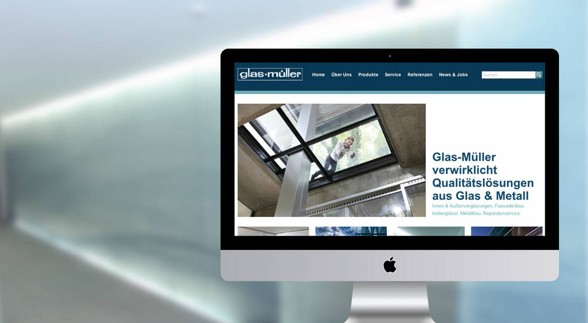 MASSIVE ART – Website-Relaunch für Glas Müller
