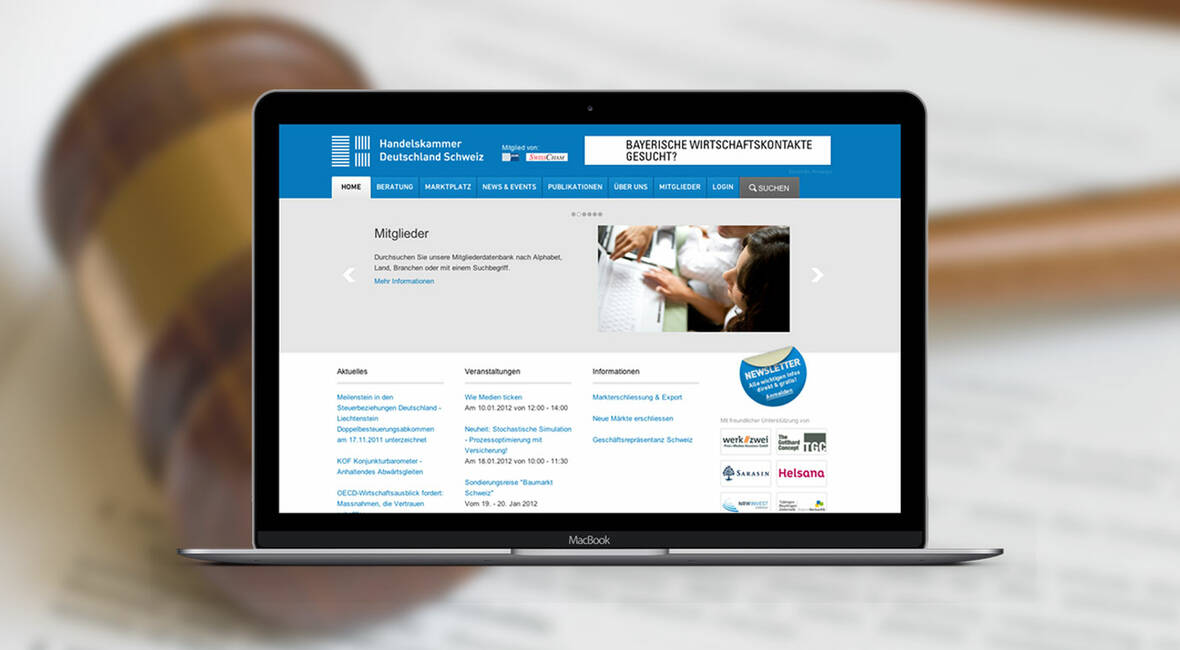 MASSIVE ART – Website-Relaunch für die Handelskammer Deutschland-Schweiz