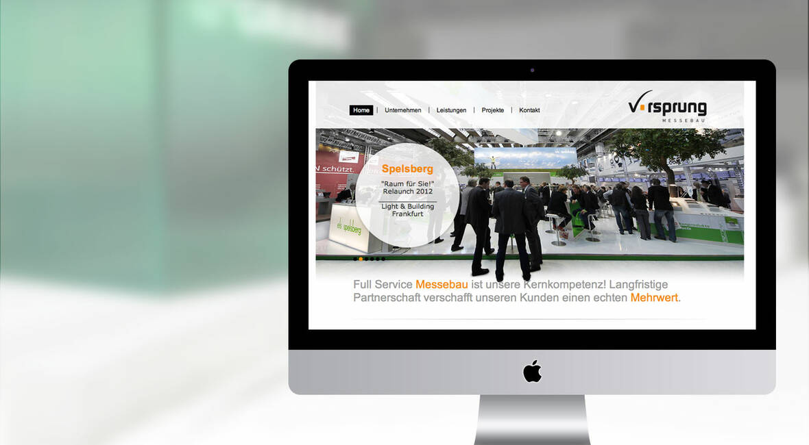 MASSIVE ART – Website-Relaunch für Vorsprung Messebau OG