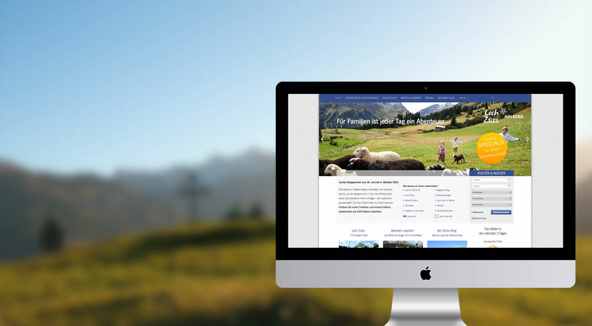 MASSIVE ART – Website-Relaunch für Lech Zürs Tourismus