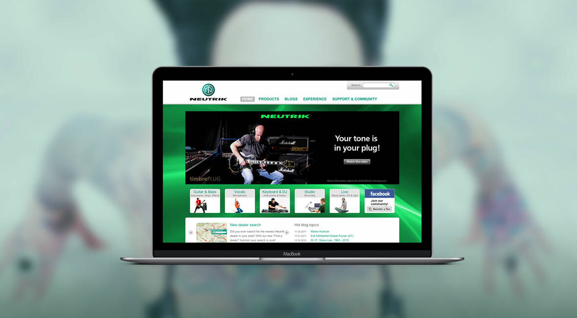 MASSIVE ART – Website-Relaunch für Neutrik