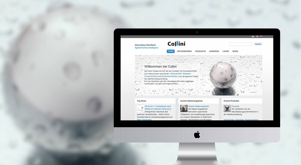 MASSIVE ART – Website-Relaunch für Collini
