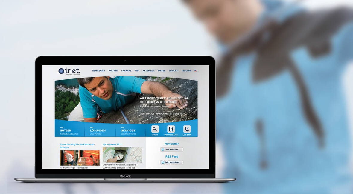 MASSIVE ART – Website-Relaunch für inet logistics