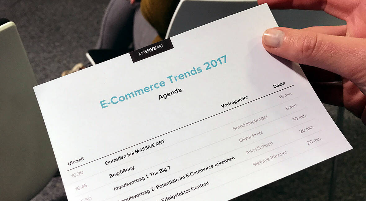 Trends im E-Commerce Herbst-Event MASSIVE ART
