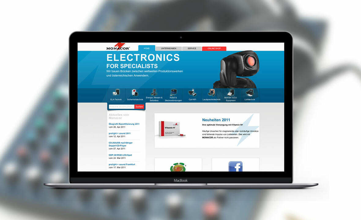 MASSIVE ART – Website-Relaunch für Monacor MASSIVE ART – Website-Relaunch für Monacor