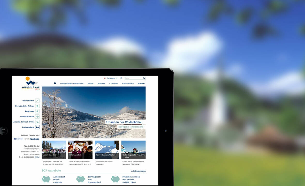 MASSIVE ART – Website-Relaunch für Wildschönau MASSIVE ART – Website-Relaunch für Wildschönau