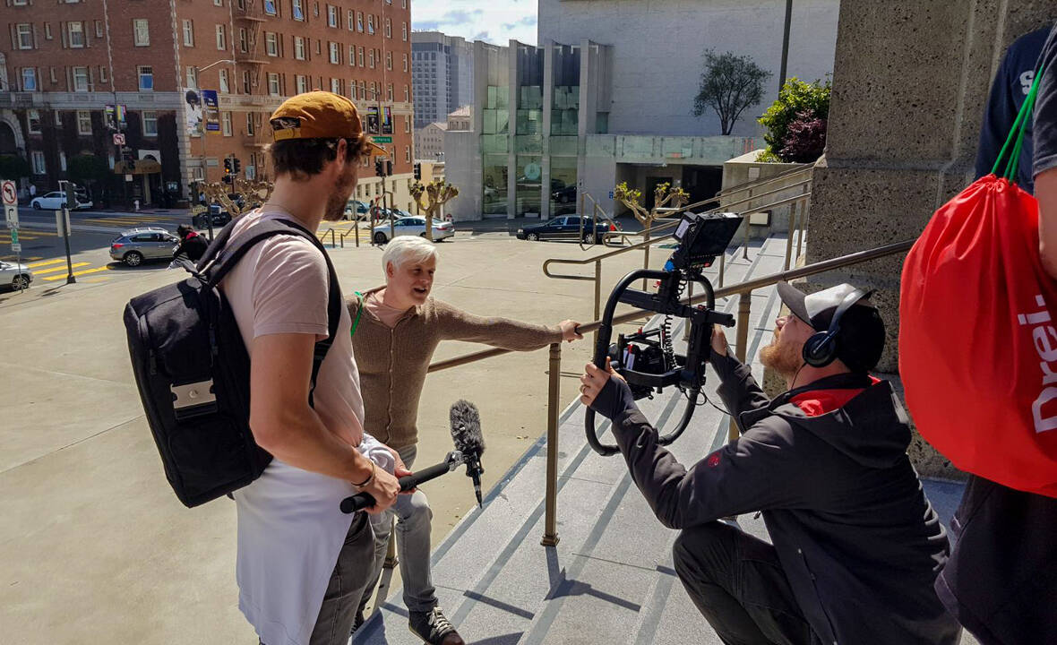 CEO Rainer im Interview mit Drei: Die 3Digital Impuls Tour wurde von einem Kamerateam begleitet. 3DigitalImpuls Tour Interview