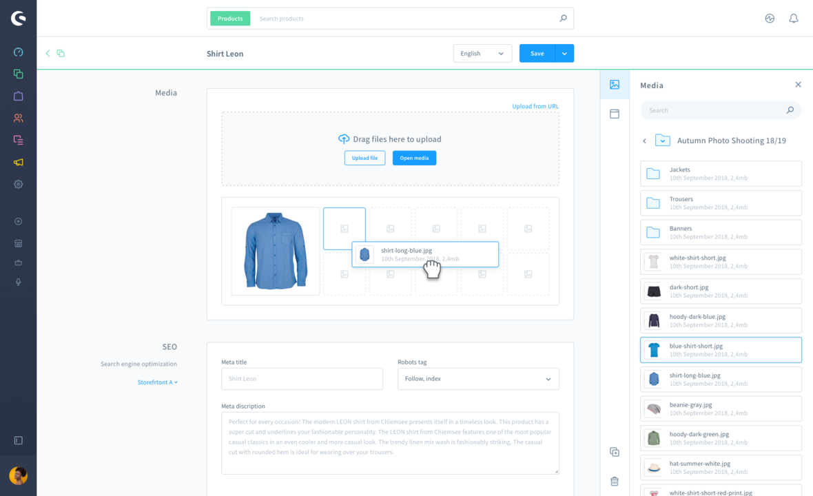 Übersichtliche Oberfläche, aufgeräumte Navigation, durchdachte Nutzerführung, konsistentes Design: Die Administration verzichtet bewusst auf unnötige Komplexität. Shopware UI