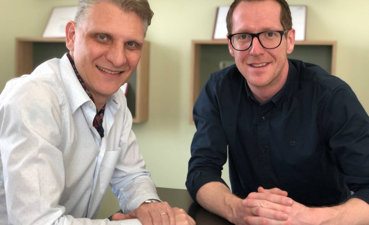 Bernd Hepberger und Martin Dechant bündeln ihre Kernkompetenzen. Bernd Hepberger und Martin Dechant machen gemeinsame Sache.