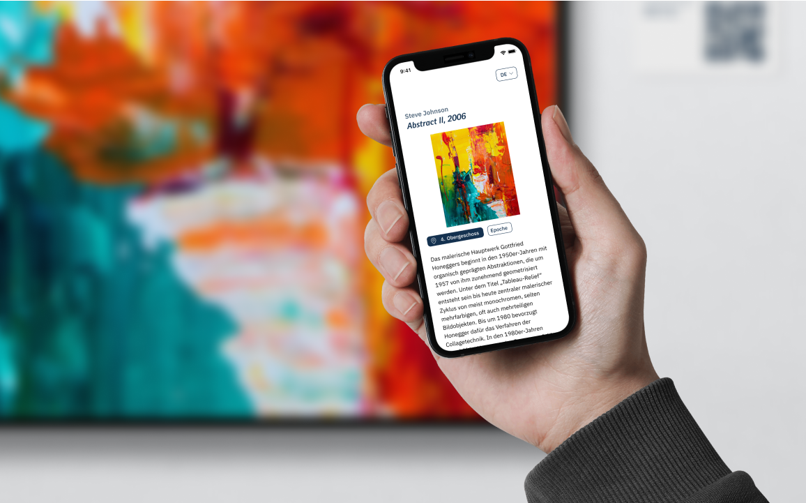 Kunst in der Web App Web App