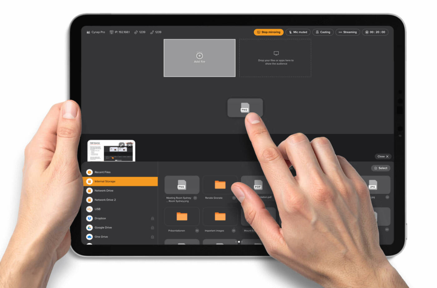 Wolfvision Composer Drag&Drop