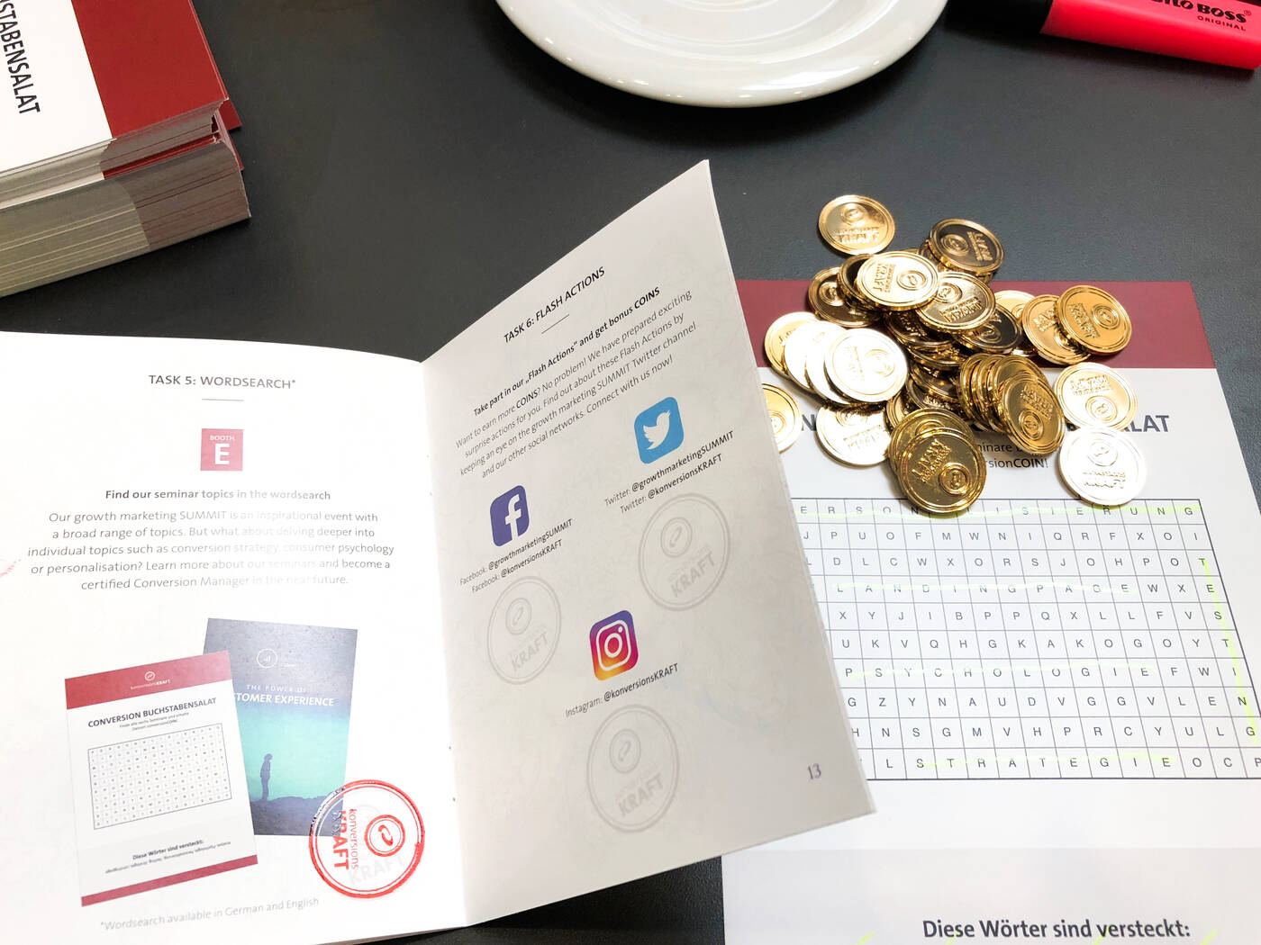 Growth Marketing Summit 2018 Tasks