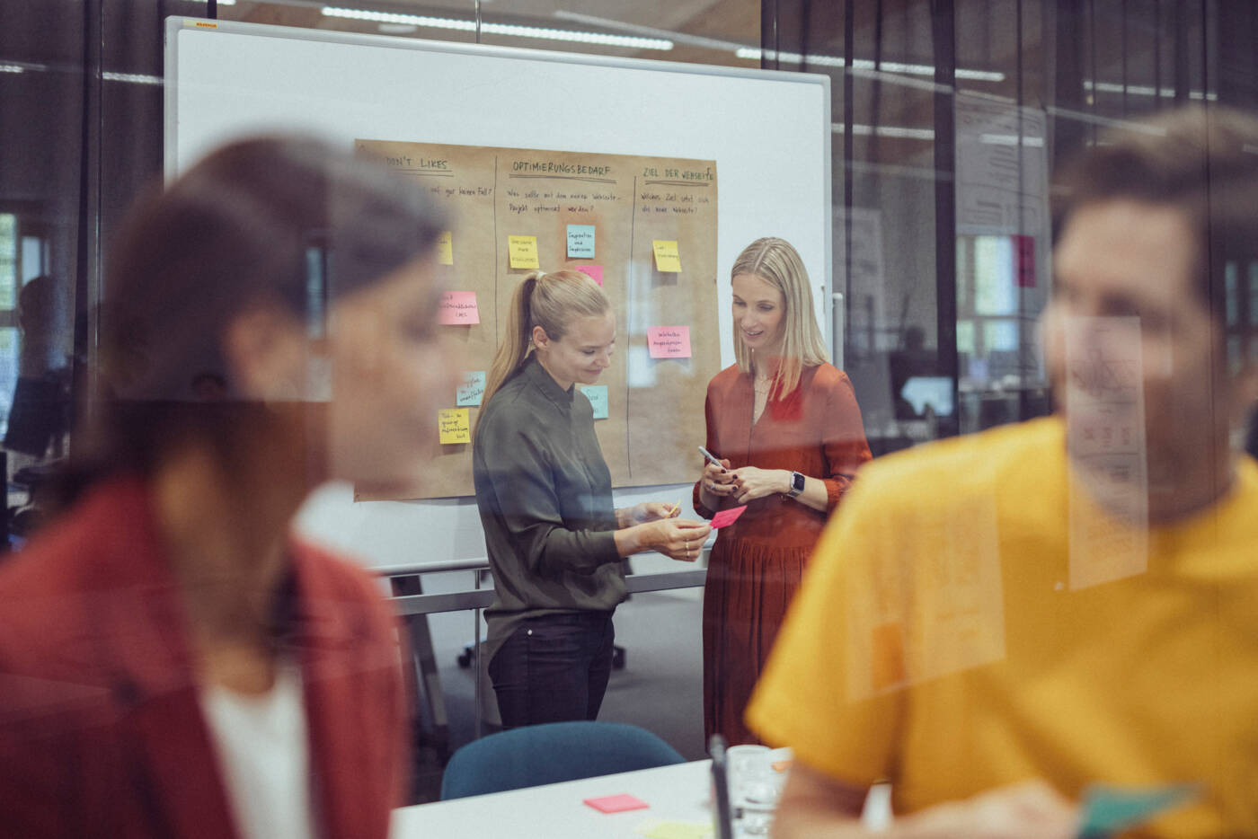 Account Manager & UX Consultants in gemeinsamen Workshops Digitale Strategie und Workshop