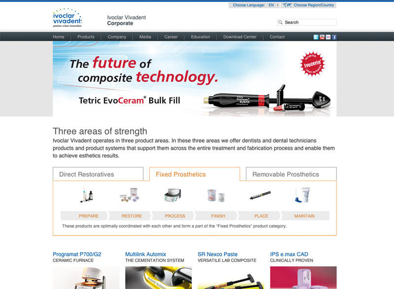 Ivoclarvivadent Website Startpage