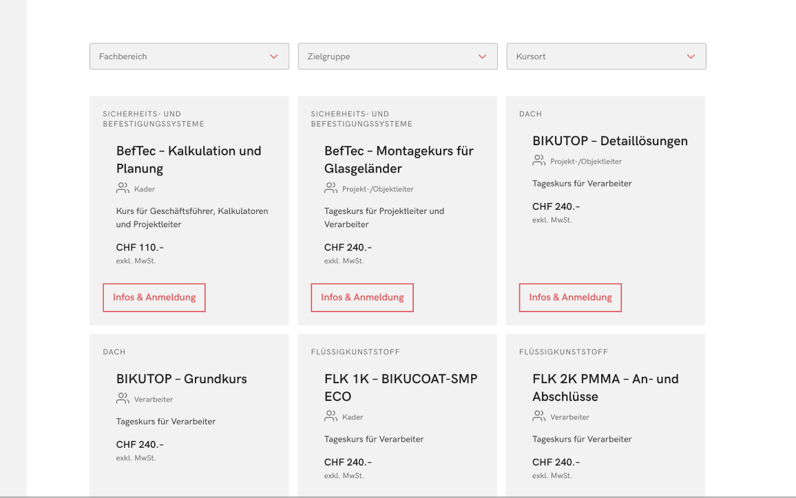swisspor Weiterbildungen swisspor Weiterbildungen