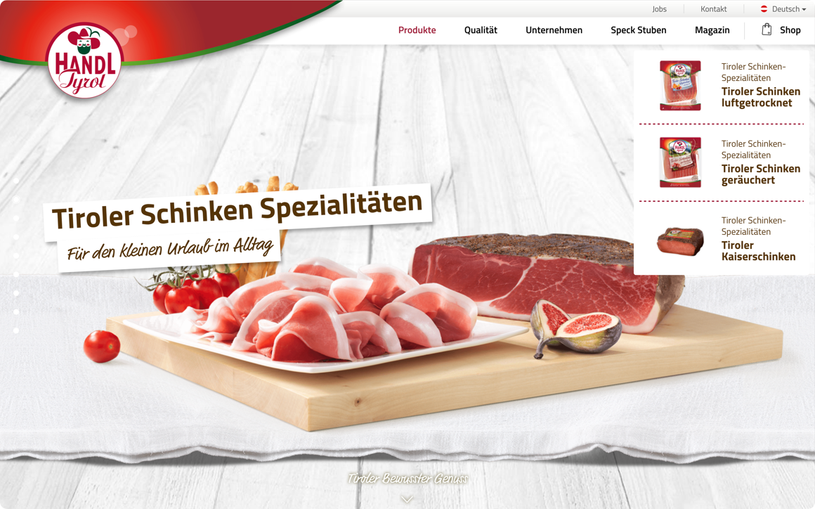 Handl Tyrol Produktseite