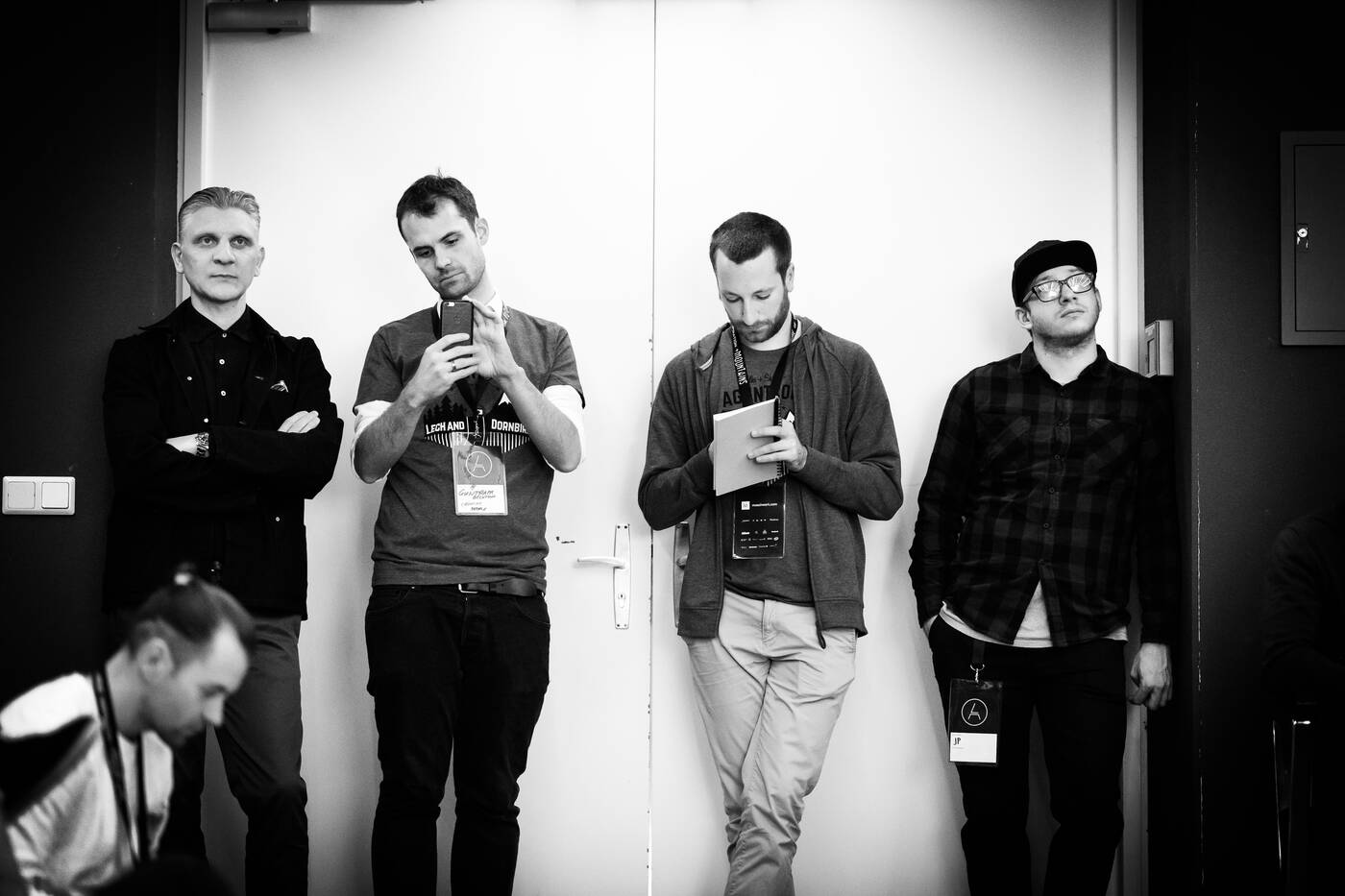 AgentConf 2019 - Bernd Hepberger (MASSIVE ART - Hauptsponsor) und Organisatoren