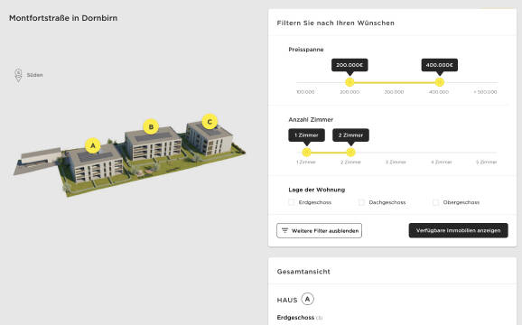 Schieberegler & Filter vor den Usabilty Tests i+r-filter-vor-usability-test
