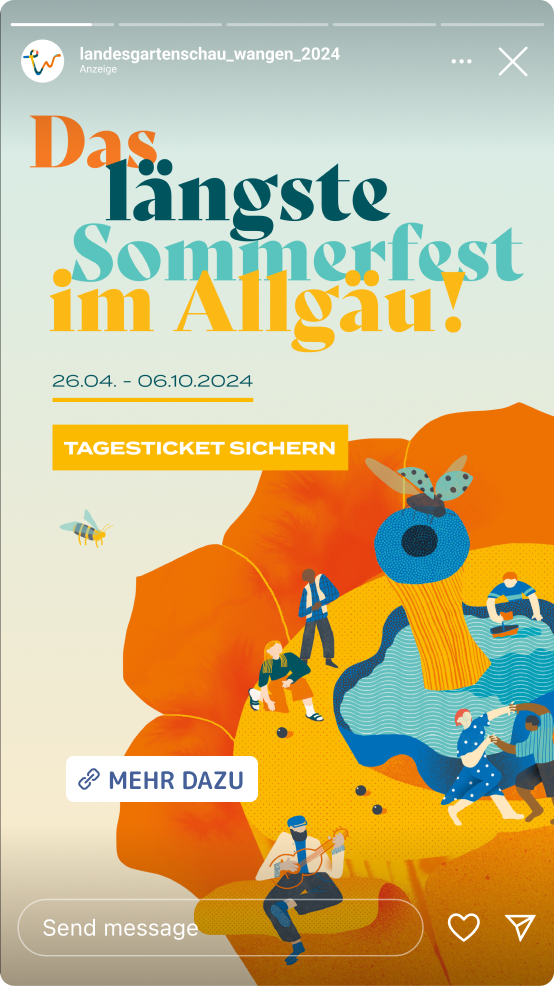 Kreative Kampagnenideen für sämtliche digitale Kanäle Landesgartenschau Kreative Kampagnenideen