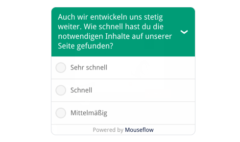 Verwendung von Umfragen bzw. Feedback-Tools