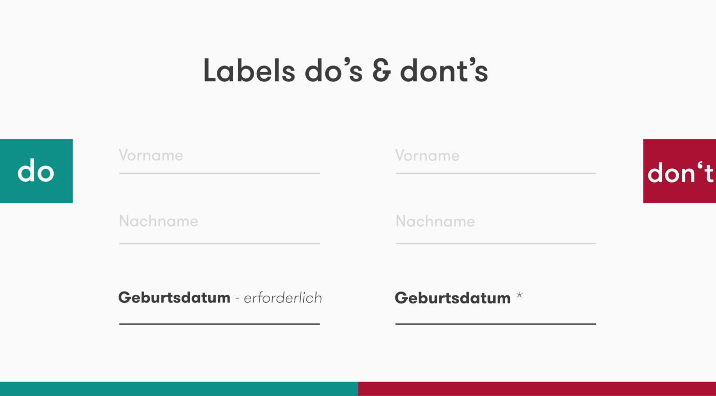 Abbildung 3: Ist ein Feld verpflichtend auszufüllen, sollte dies nicht nur mit einem Sternchen (*) gekennzeichnet werden. Hinweise dieser Art besser ausschreiben.  2017-08-22 MASSIVE ART Blog Formulare Label