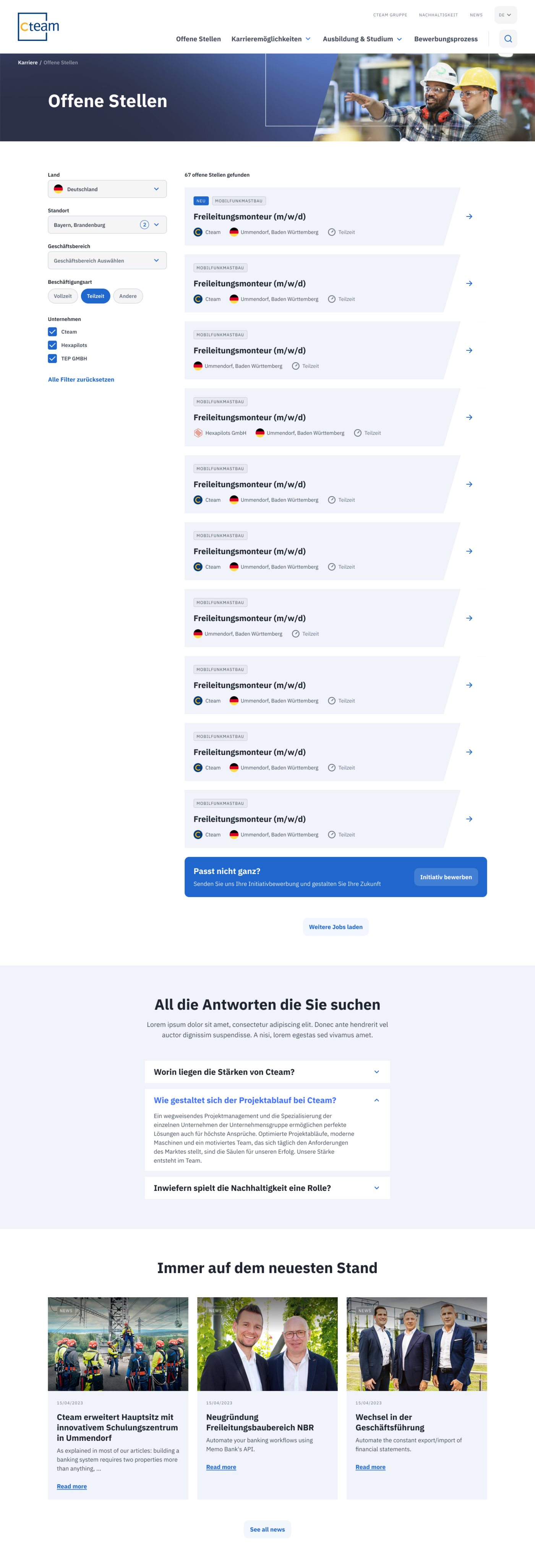 Cteam Stellenangebote