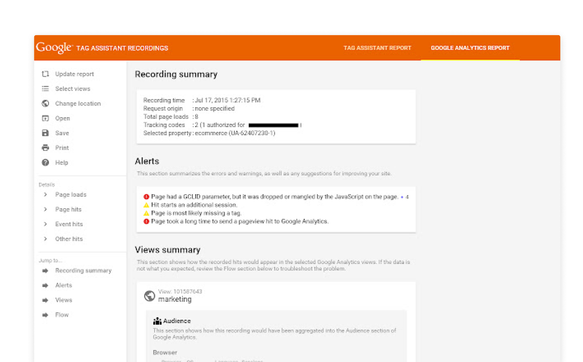 Google Tag Assistant