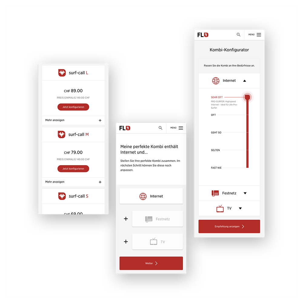FL1 Online-System für Endkunden und Businesspartner Overview