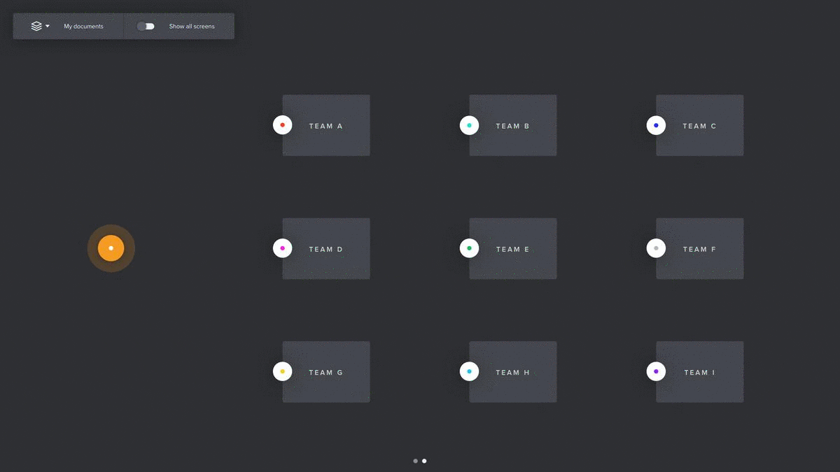 WolfVision vSolution MATRIX Massive Art UI_animation