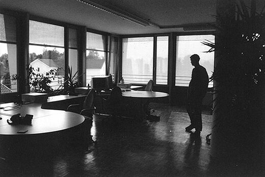 Das MASSIVE ART Büro in Dornbirn in der 90er Jahren