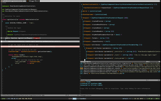 Mouse-Free Development für Profis – vdebug