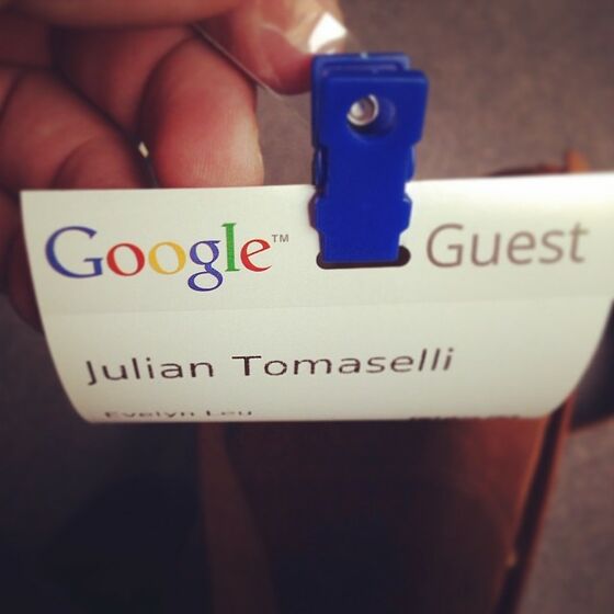 Google Namensschild