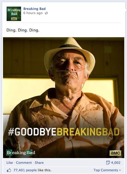 Breaking Bad - Hashtags nutzen