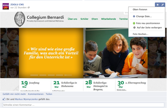 MASSIVE ART Newsletter: Facebook-Timeline für Unternehmen