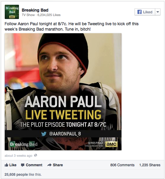 Breaking Bad_Live Tweeting