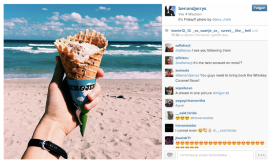 Ben and Jerrys Instagram Picture
