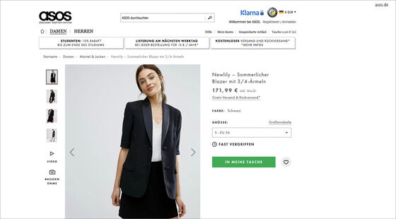 Behavior Patterns – Asos spielt mit Güterknappheit MASSIVE ART