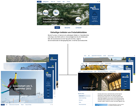 Illwerke Tourismus - Multi-Portal-Konzept