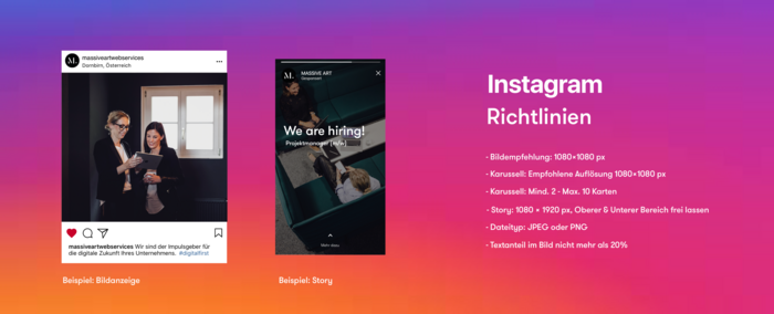 Instagram Richtlinie Instagram Richtlinie