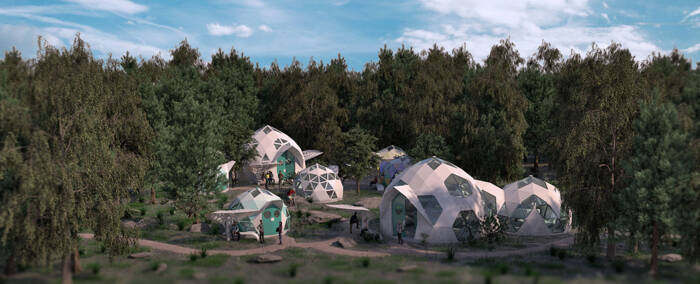 Quelle + Copyright: Geoship SPC, www.geoship.is Trends 1 zu Sustainable Living: Kuppelhäuser