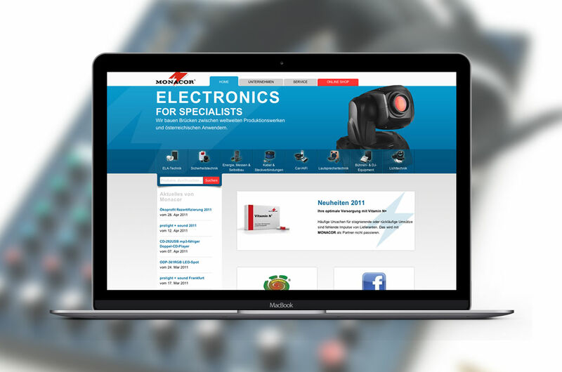 MASSIVE ART – Website-Relaunch für Monacor