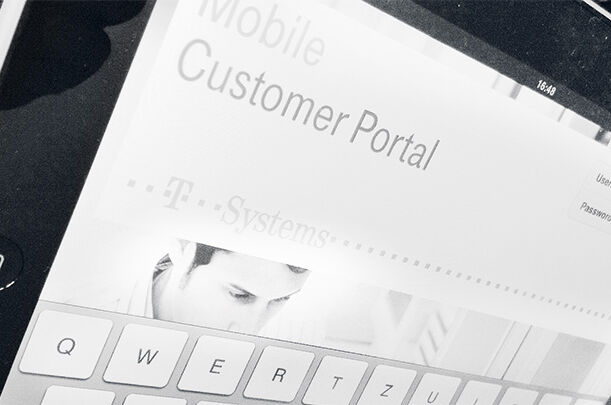 Header iPad-Applikation T-Systems