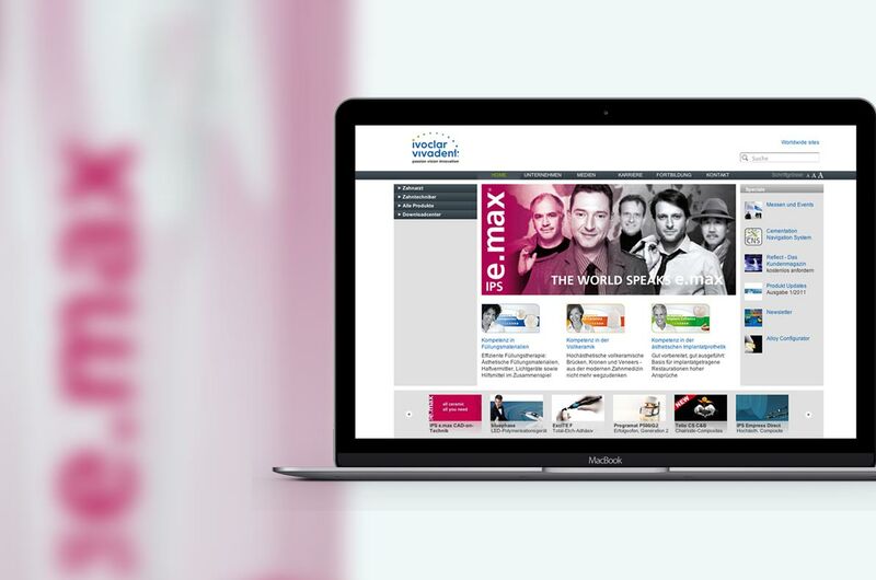 MASSIVE ART – Website-Relaunch für Ivoclar