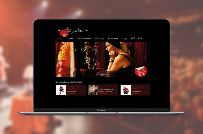 MASSIVE ART – Website-Relaunch für Balldini